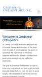 Mobile Screenshot of grosskopforthopedics.com